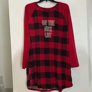 Holiday Pajama Dress